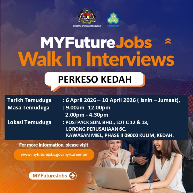 MYFUTUREJOBS MANUFACTURING CAREER DAY BERSAMA POSTPACK SDN BHD