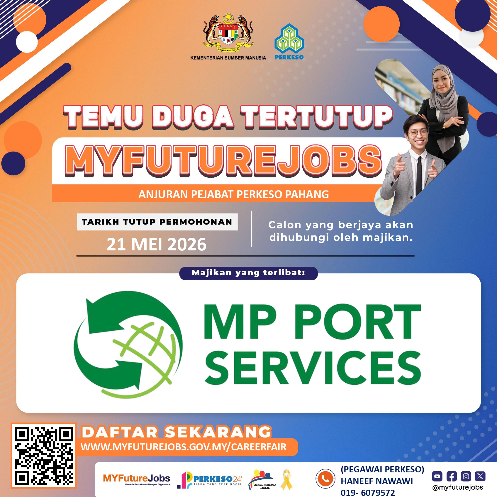 Hebahan Temuduga Tertutup Sektor Perkhidmatan Profesional bersama EPC Consortium Sdn Bhd