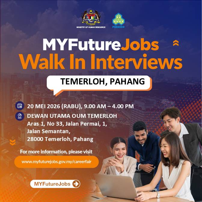 MYFUTUREJOBS WALK-IN INTERVIEW BERSAMA PERUSAHAAN OTOMOBIL NASIONAL SDN BHD