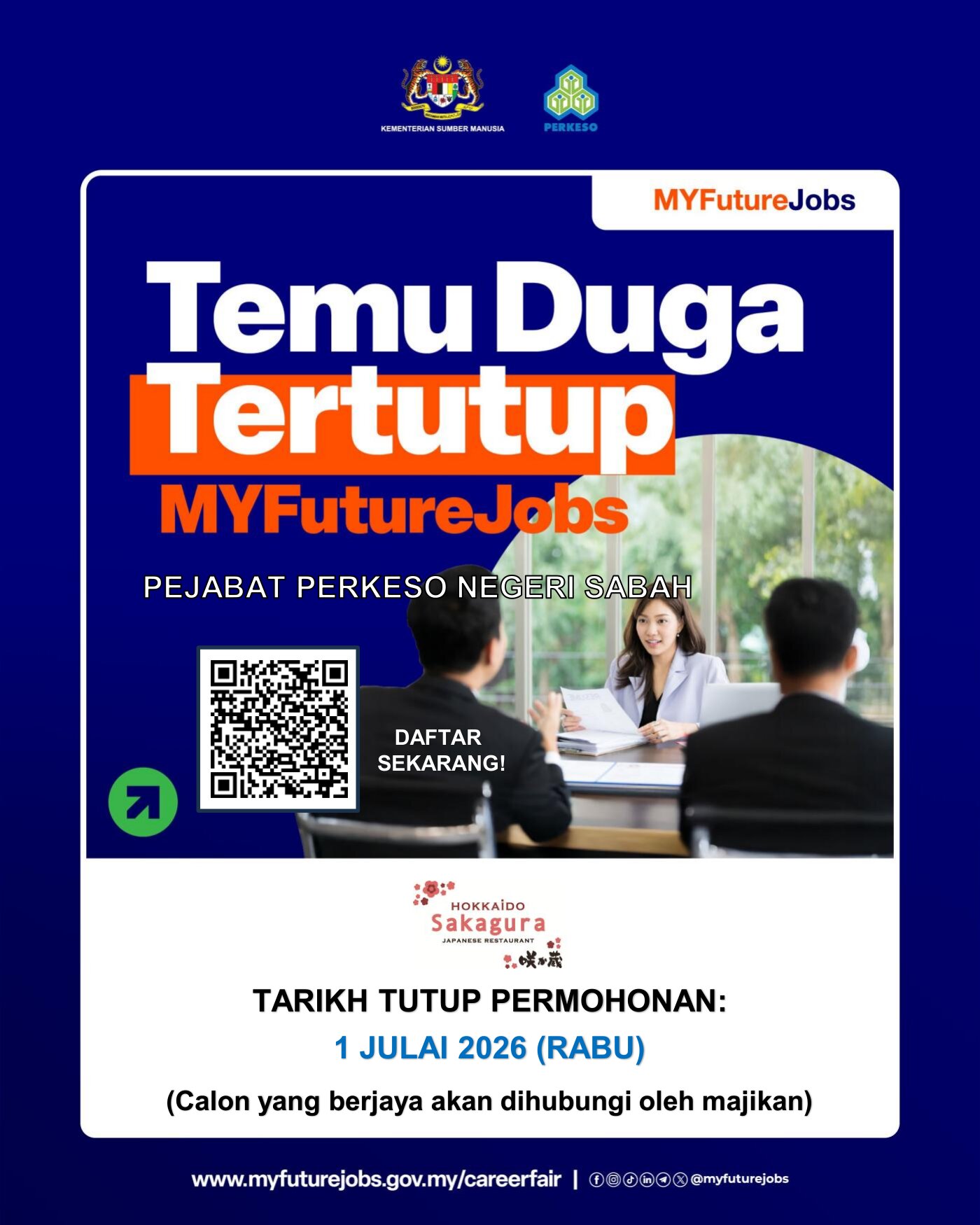 TEMU DUGA TERTUTUP MYFUTUREJOBS (CASE MANAGEMENT) BERSAMA MAJIKAN FRONTIER JAPAN SDN BHD