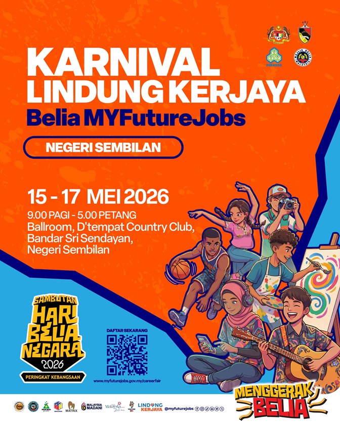 KARNIVAL LINDUNG KERJAYA BELIA MYFUTUREJOBS NEGERI SEMBILAN