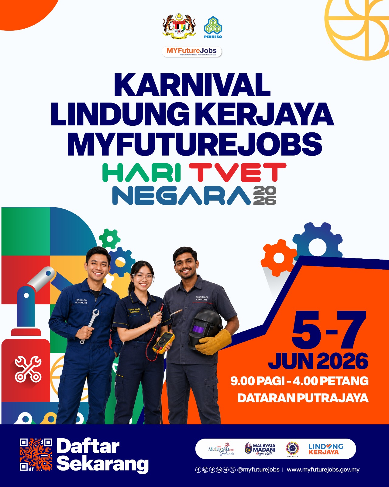KARNIVAL LINDUNG KERJAYA MYFUTUREJOBS @ HARI TVET NEGARA 2026