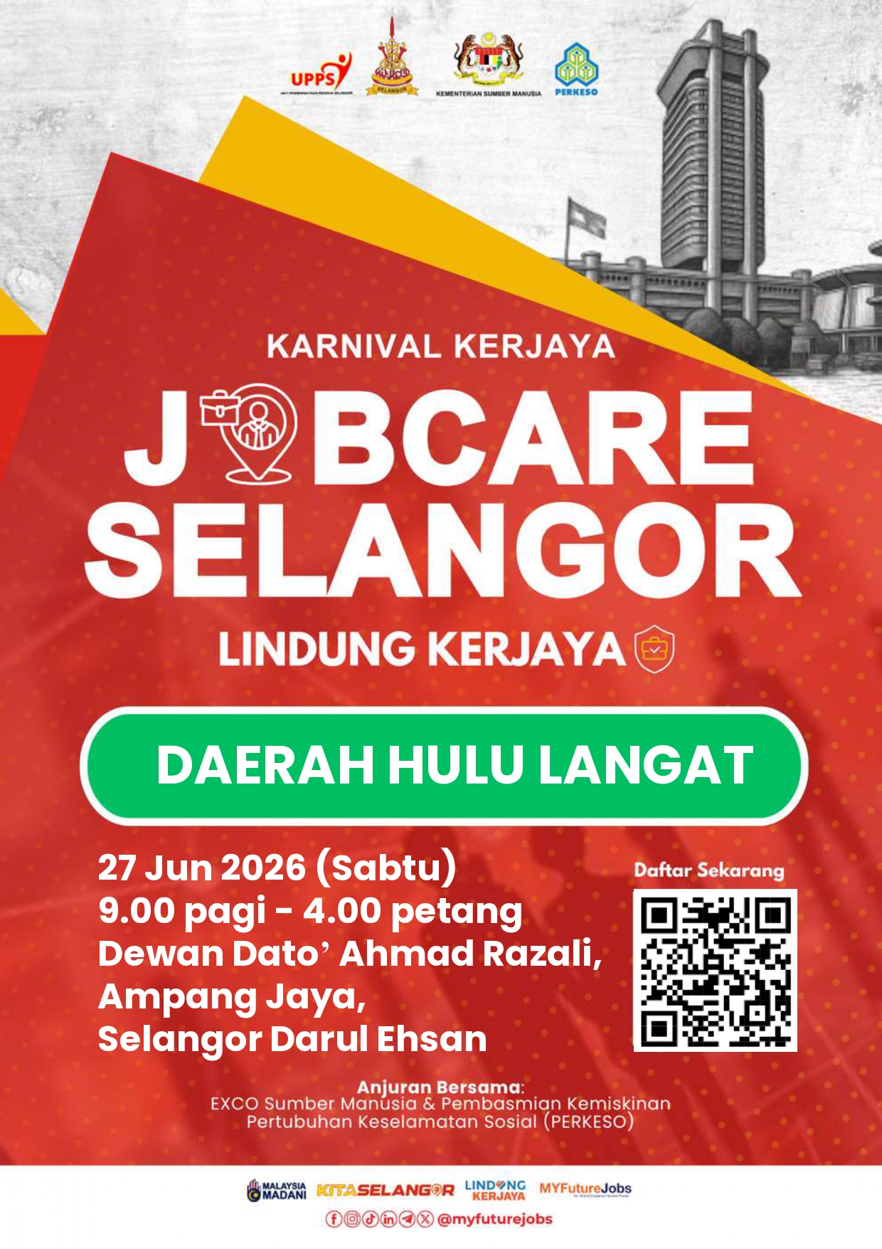 KARNIVAL JELAJAH LINDUNG KERJAYA JOBCARE DAERAH HULU LANGAT