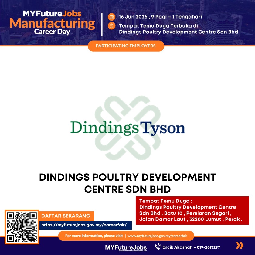 HEBAHAN JAWATAN KOSONG MYFutureJobs β Manufacturing Career Day (Seri Manjung / Lumut)