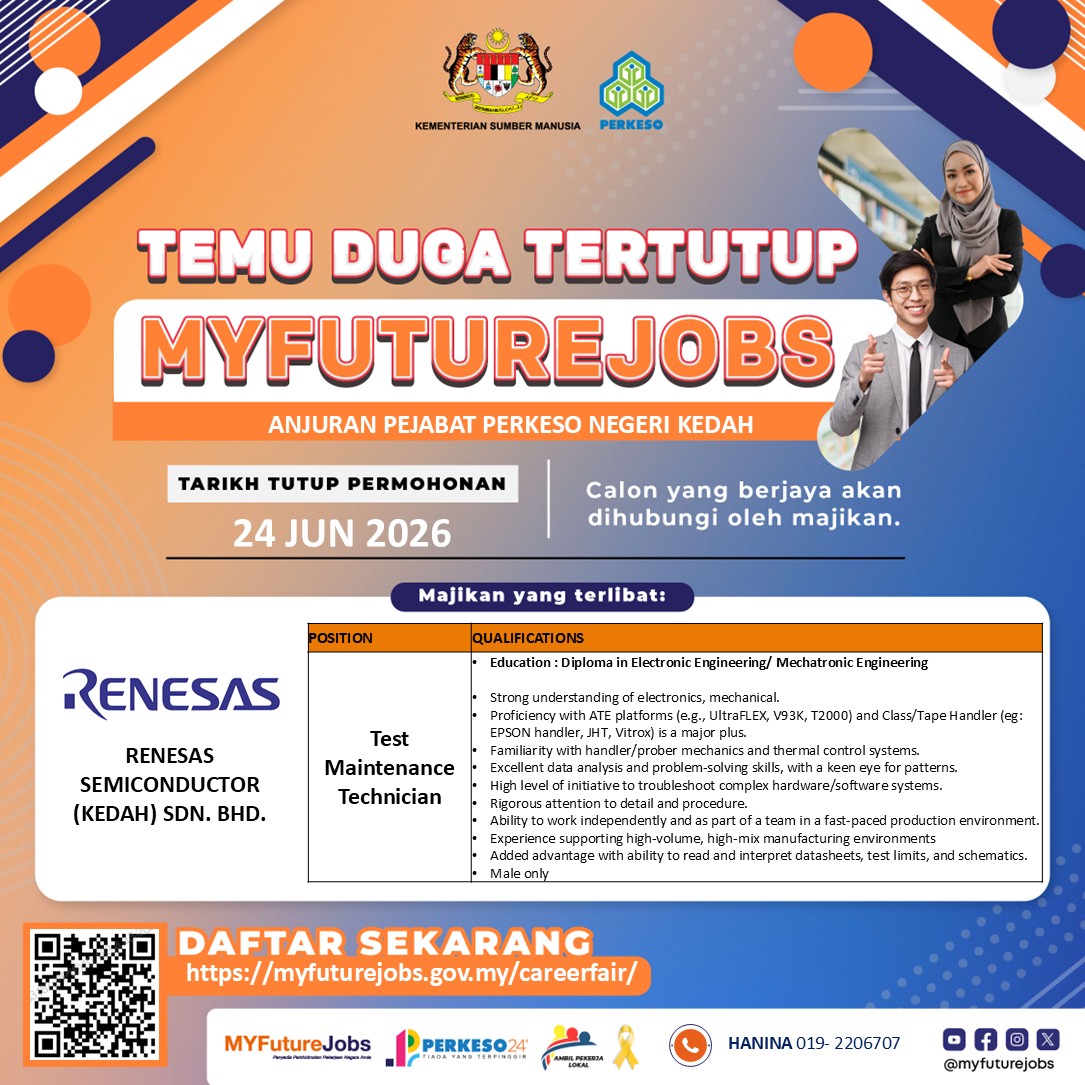 Temuduga Tertutup Myfuturejobs Anjuran Pejabat Perkeso Negeri Kedah