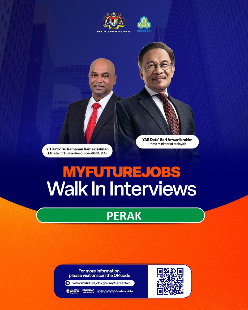 Temuduga Terbuka MYFutureJobs bersama Flextronics Technology (Penang) Sdn Bhd 🚨Anjuran Pejabat PERKESO Taiping, Perak