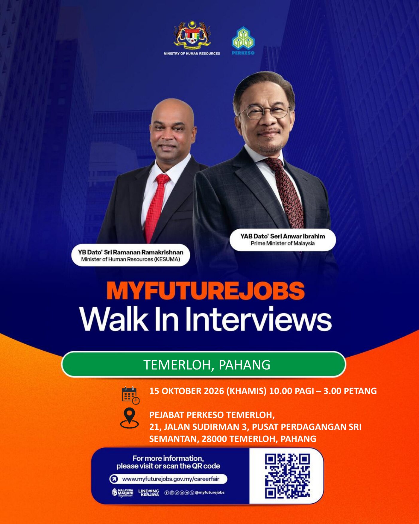 JEMPUTAN HADIR KE TEMU DUGA TERBUKA MYFUTUREJOBS WALK IN INTERVIEWS BERSAMA WIN WIN DYNAMIC SOLUTIONS SDN BHD & MOBILE BUILDERS MANAGEMENT SDN BHD & KUKUTEL HOLDINGS SDN