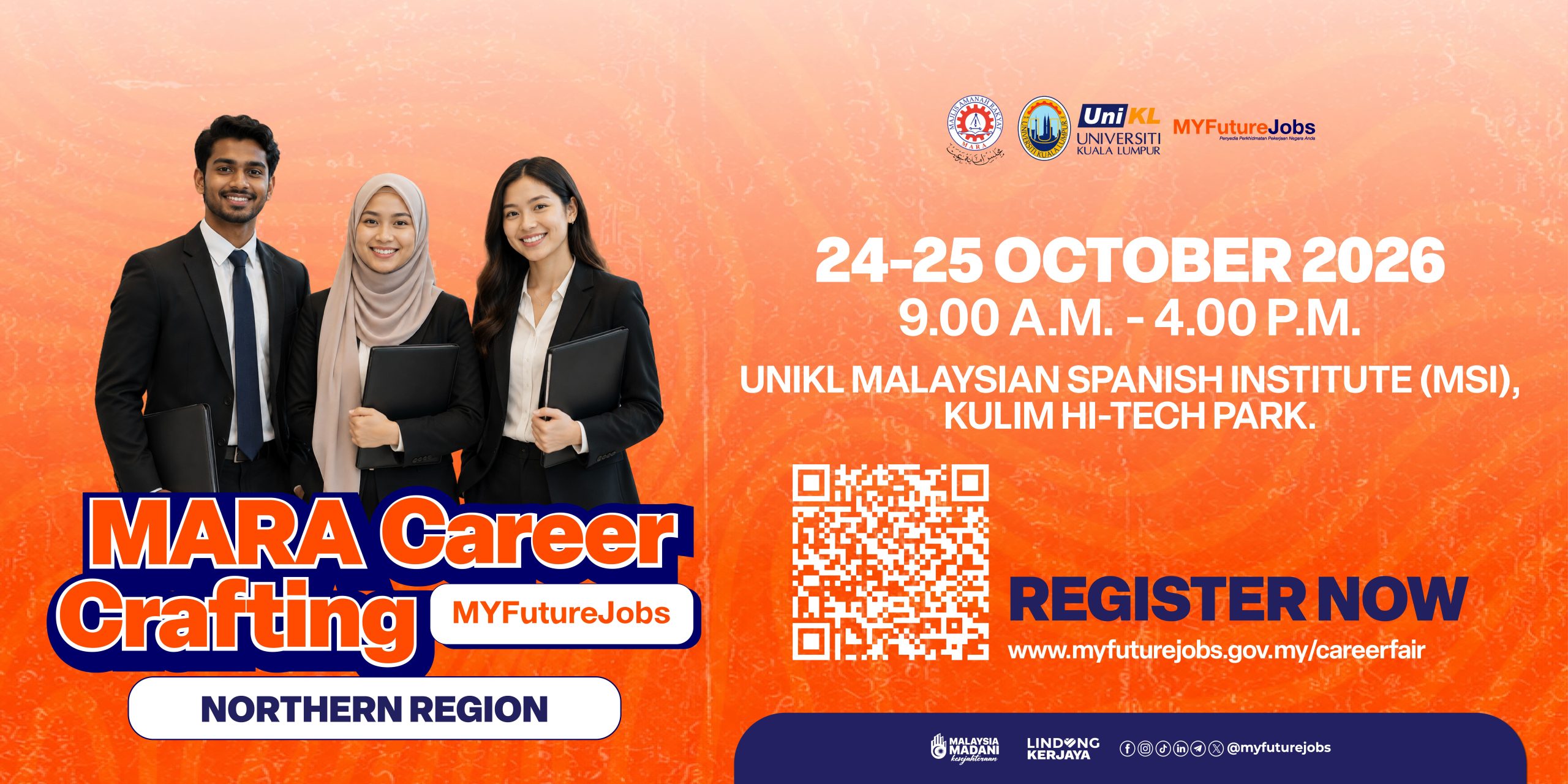KARNIVAL LINDUNG KERJAYA MYFUTUREJOBS MARA CAREER CRAFTING NORTHERN REGION 2026