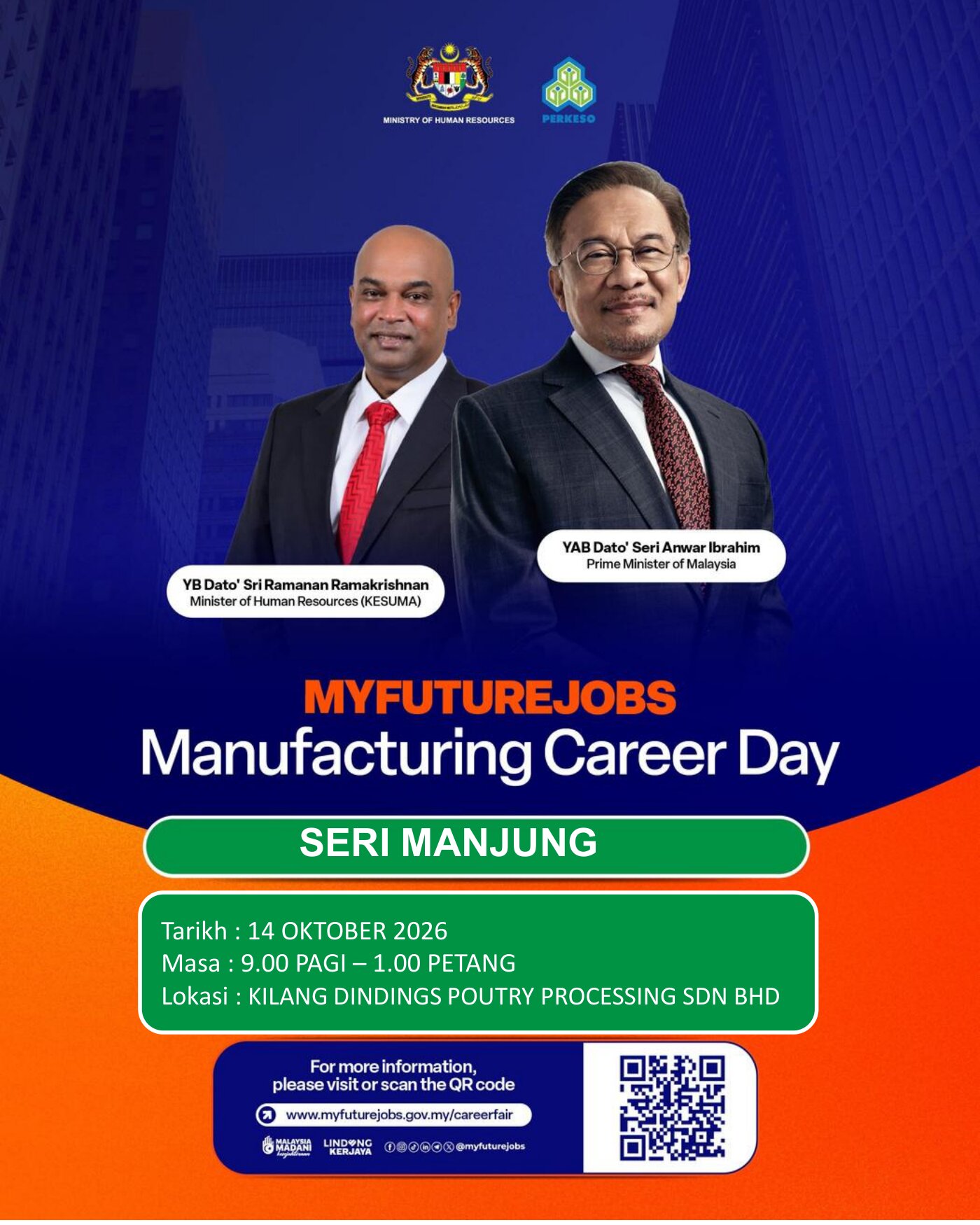TEMU DUGA MYFUTUREJOBS SEKTOR PEMBUATAN/PERUNCITAN – SERI MANJUNG